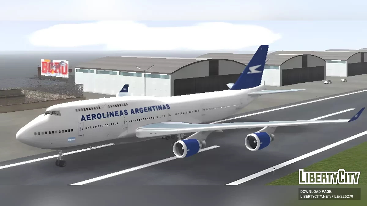 Aerolineas Argentinas Boeing 747 / GTA San Andreas (iOS, Android)