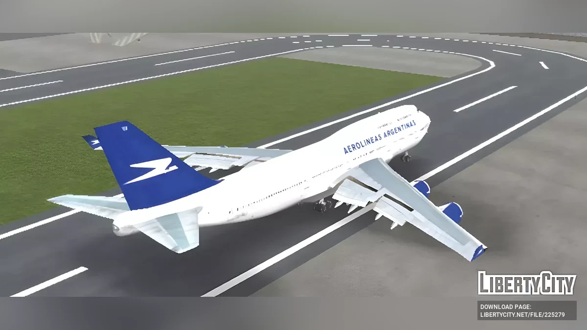 Aerolineas Argentinas Boeing 747 / GTA San Andreas (iOS, Android)