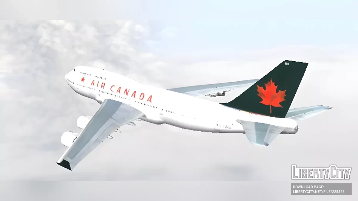Air Canada Boeing 747 / GTA San Andreas (iOS, Android)