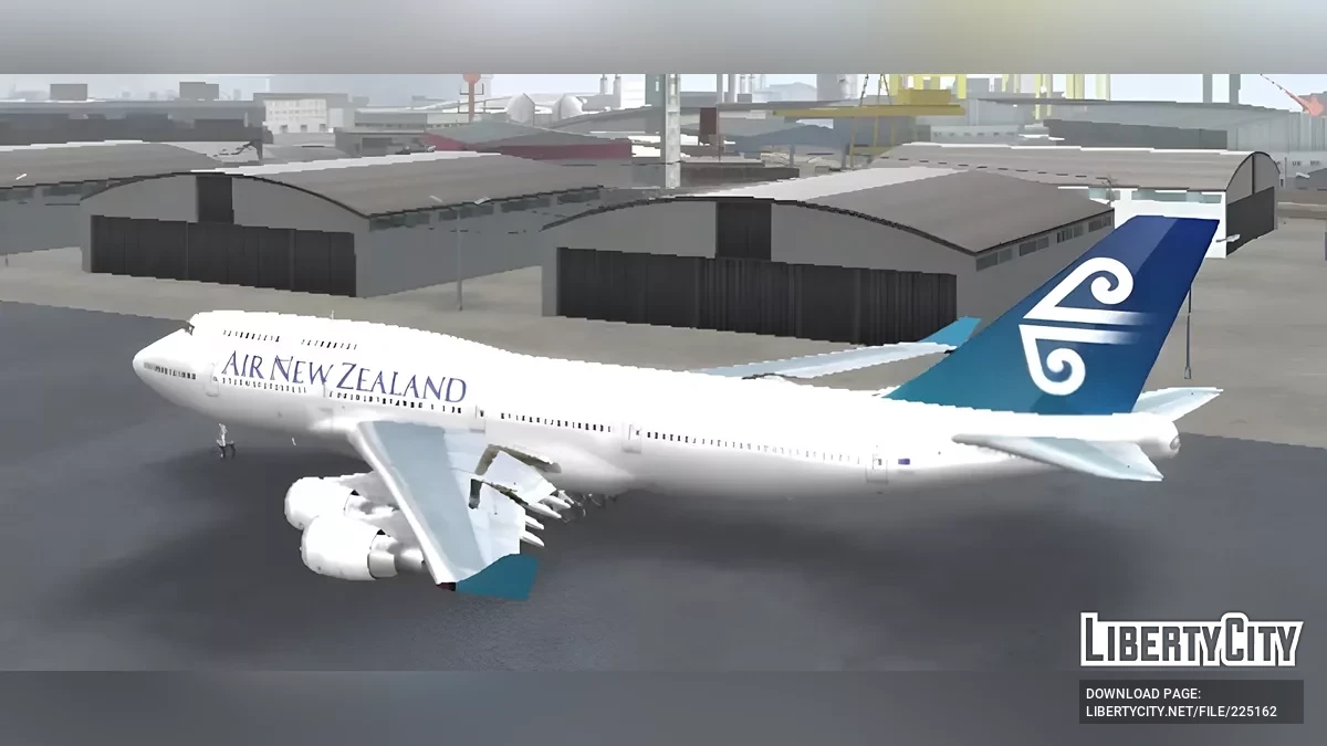 Air New Zealand Boeing 747 / GTA San Andreas (iOS, Android)