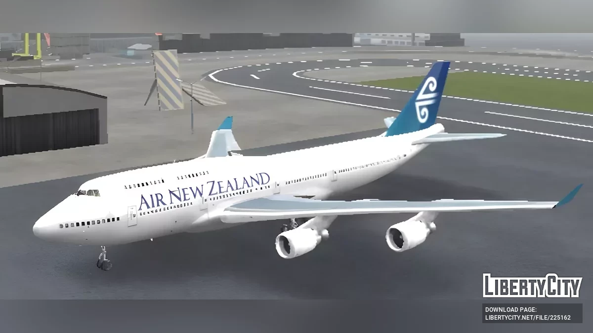 Air New Zealand Boeing 747 / GTA San Andreas (iOS, Android)
