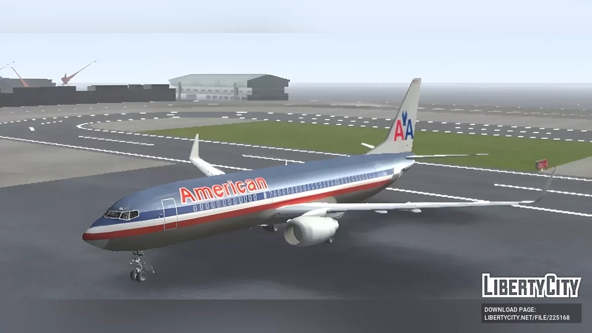 American Airlines Boeing 737 / GTA San Andreas (iOS, Android)
