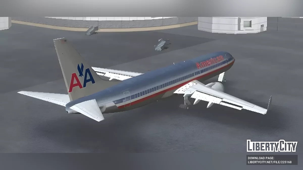 American Airlines Boeing 737 / GTA San Andreas (iOS, Android)