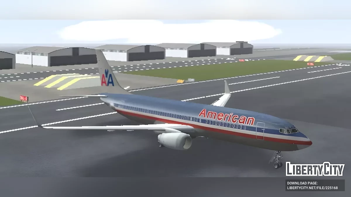American Airlines Boeing 737 / GTA San Andreas (iOS, Android)