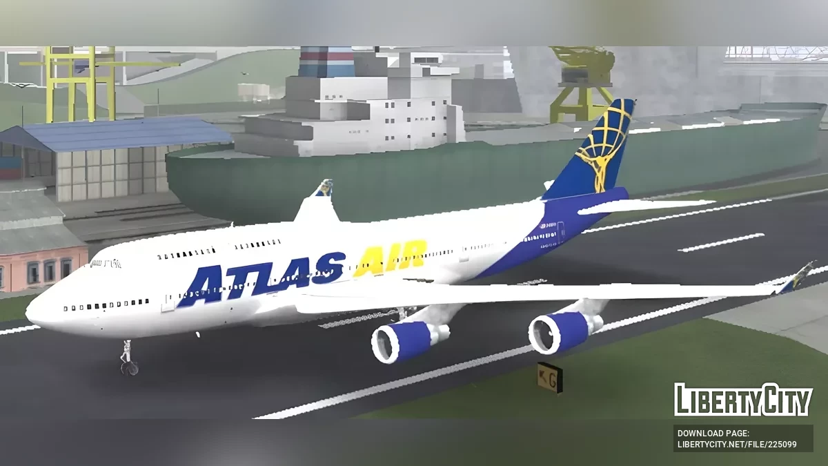 Atlas Air Boeing 747 / GTA San Andreas (iOS, Android)