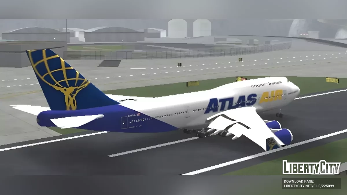 Atlas Air Boeing 747 / GTA San Andreas (iOS, Android)
