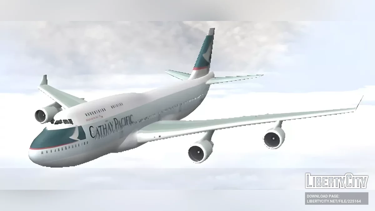 Cathay Pacific Boeing 747 / GTA San Andreas (iOS, Android)