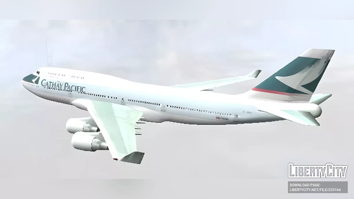 Cathay Pacific Boeing 747 / GTA San Andreas (iOS, Android)