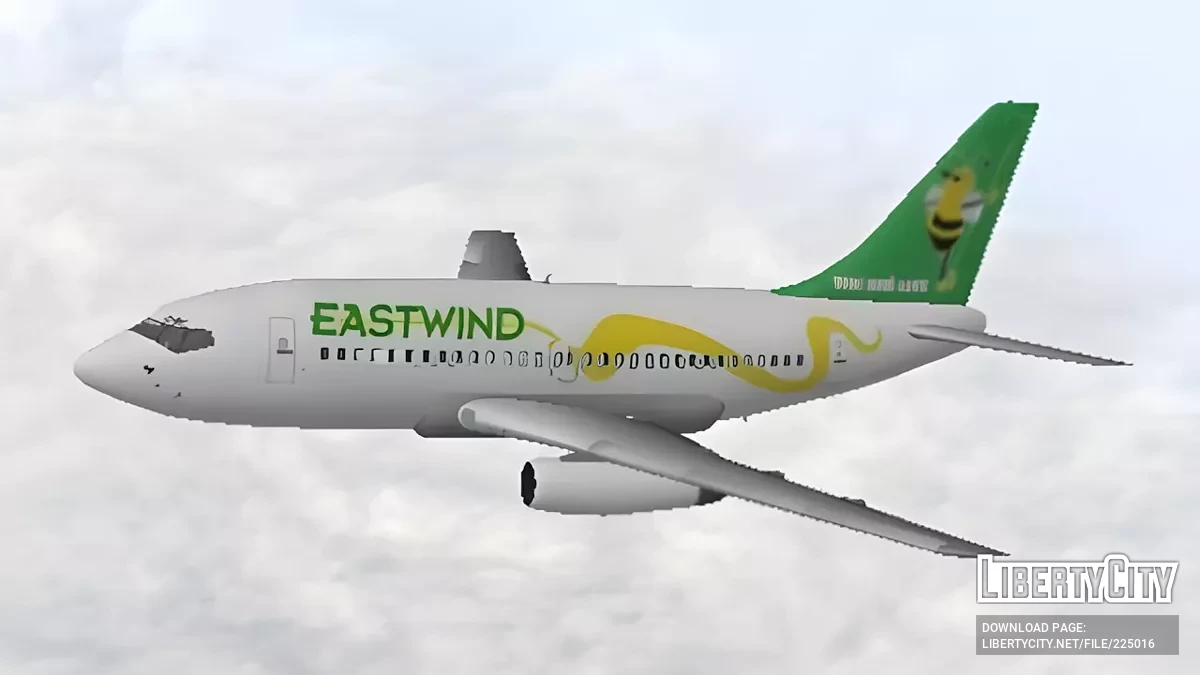 Eastwind Airlines Boeing 737-200 / GTA San Andreas (iOS, Android)