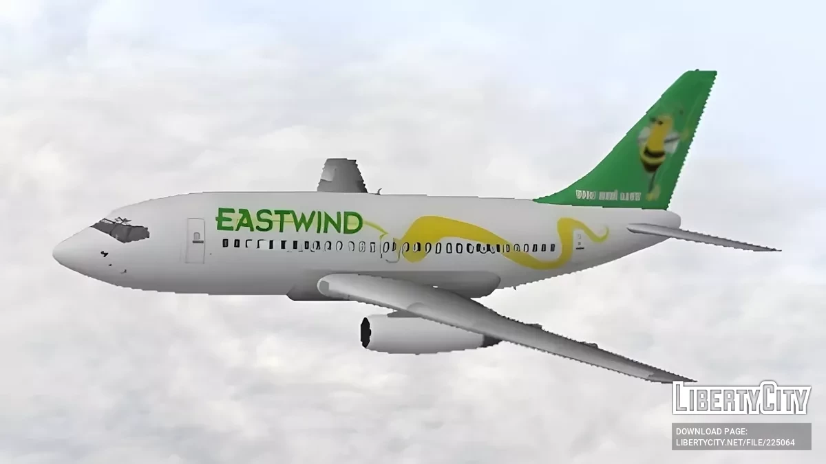 Eastwind Airlines Boeing 737-200 / GTA San Andreas (iOS, Android)