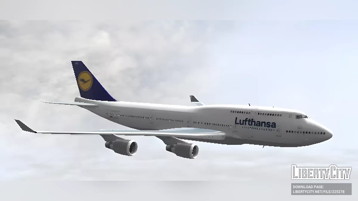 Lufthansa Boeing 747 / GTA San Andreas (iOS, Android)