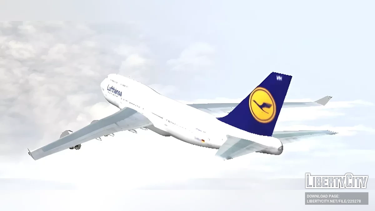 Lufthansa Boeing 747 / GTA San Andreas (iOS, Android)
