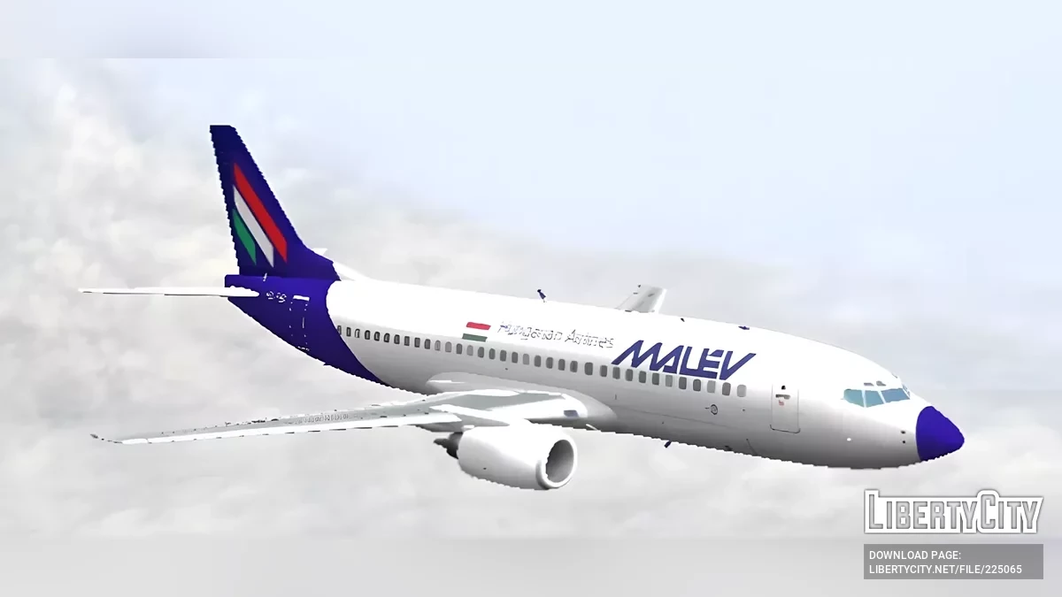 Malev Hungarian Airlines Boeing 737-300 / GTA San Andreas (iOS, Android)