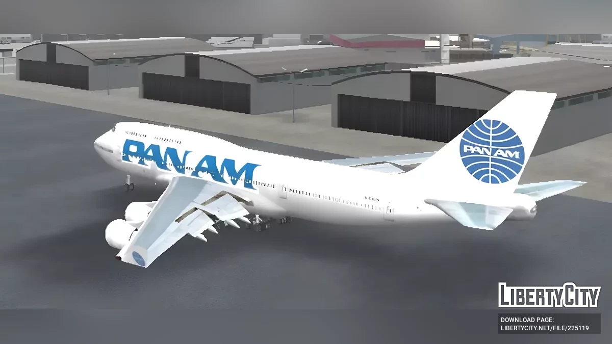 Pan Am Boeing 747 / GTA San Andreas (iOS, Android)