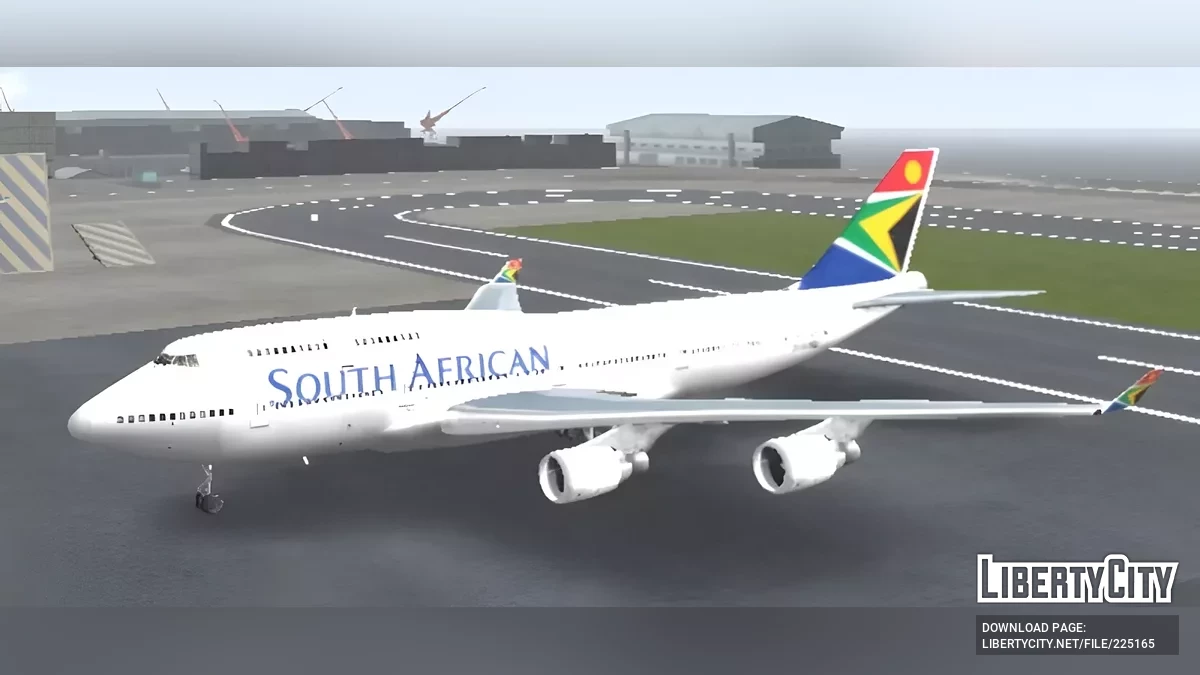 South African Airways Boeing 747 / GTA San Andreas (iOS, Android)