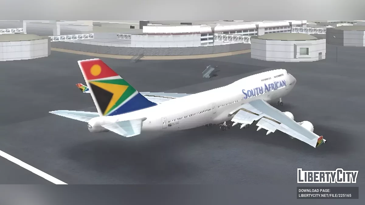 South African Airways Boeing 747 / GTA San Andreas (iOS, Android)