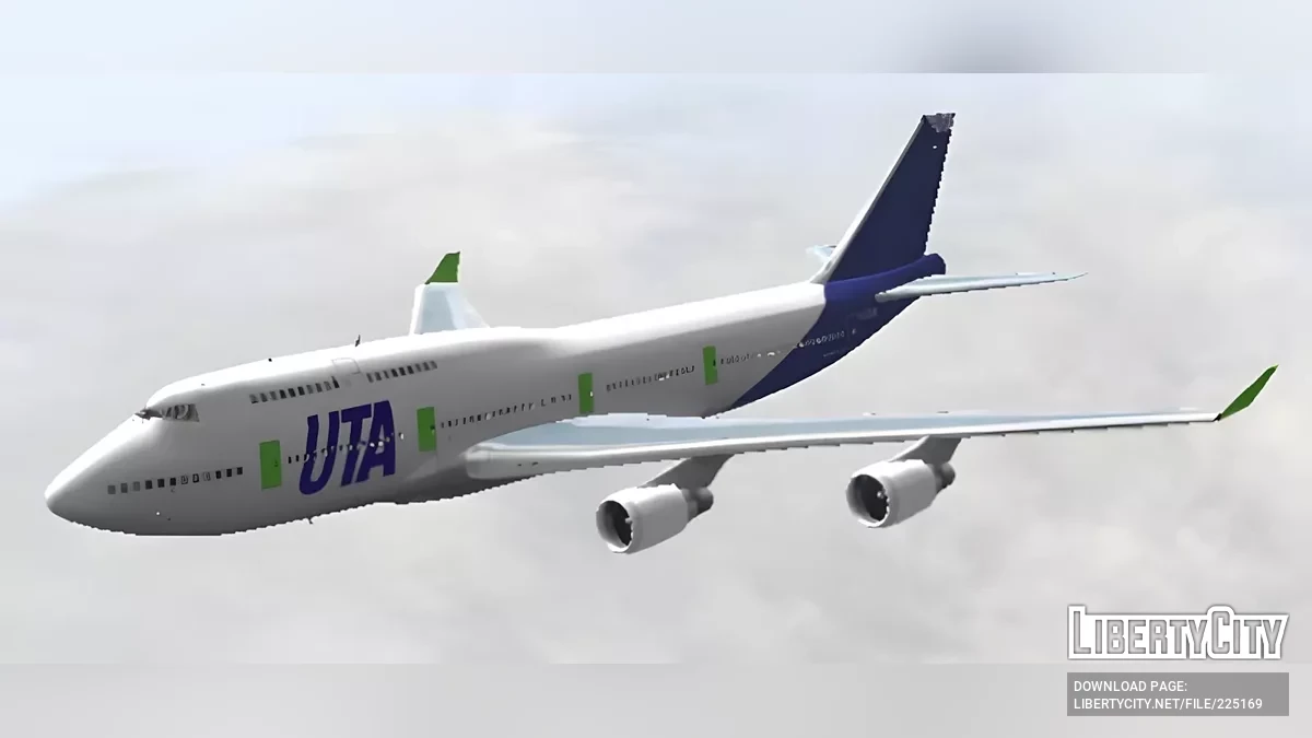 UTA French Airlines Boeing 747 / GTA San Andreas (iOS, Android)