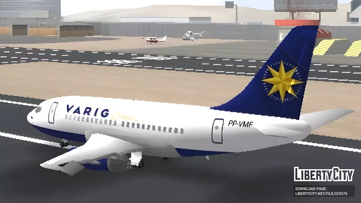 Varig Boeing 737-200 / GTA San Andreas (iOS, Android)