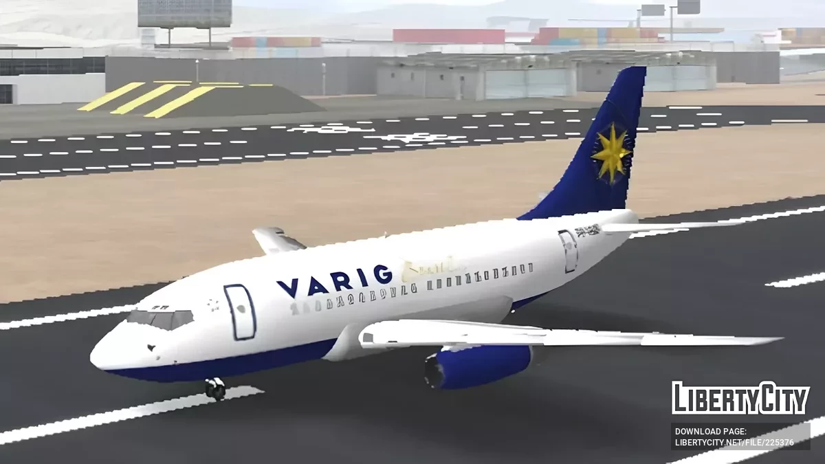 Varig Boeing 737-200 / GTA San Andreas (iOS, Android)