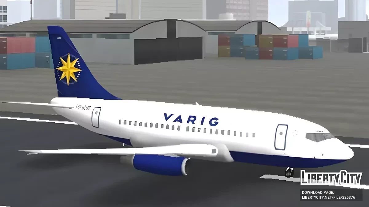 Varig Boeing 737-200 / GTA San Andreas (iOS, Android)