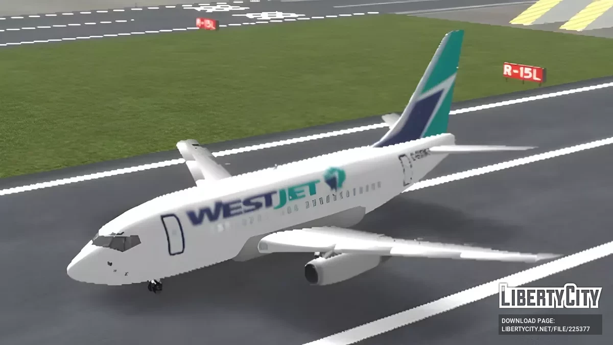 Westjet Boeing 737-200 / GTA San Andreas (iOS, Android)