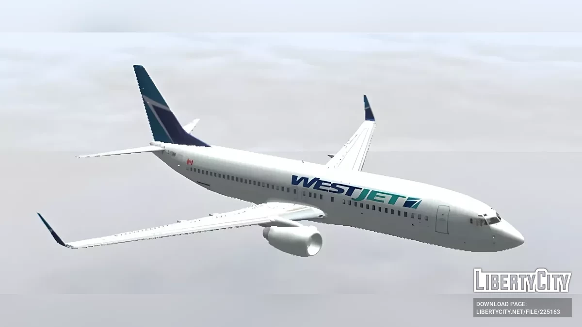 Westjet Boeing 737 / GTA San Andreas (iOS, Android)
