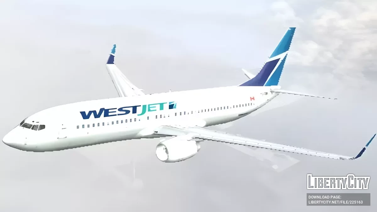 Westjet Boeing 737 / GTA San Andreas (iOS, Android)