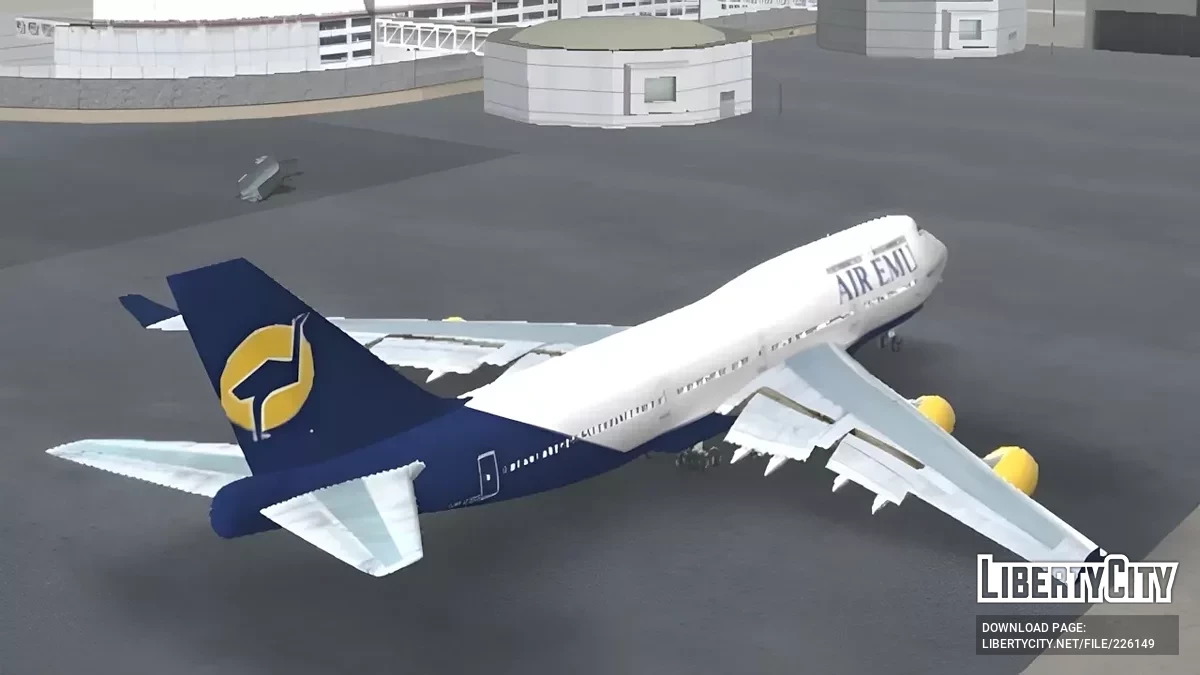 Air Emu Boeing 747 / GTA San Andreas (iOS, Android)