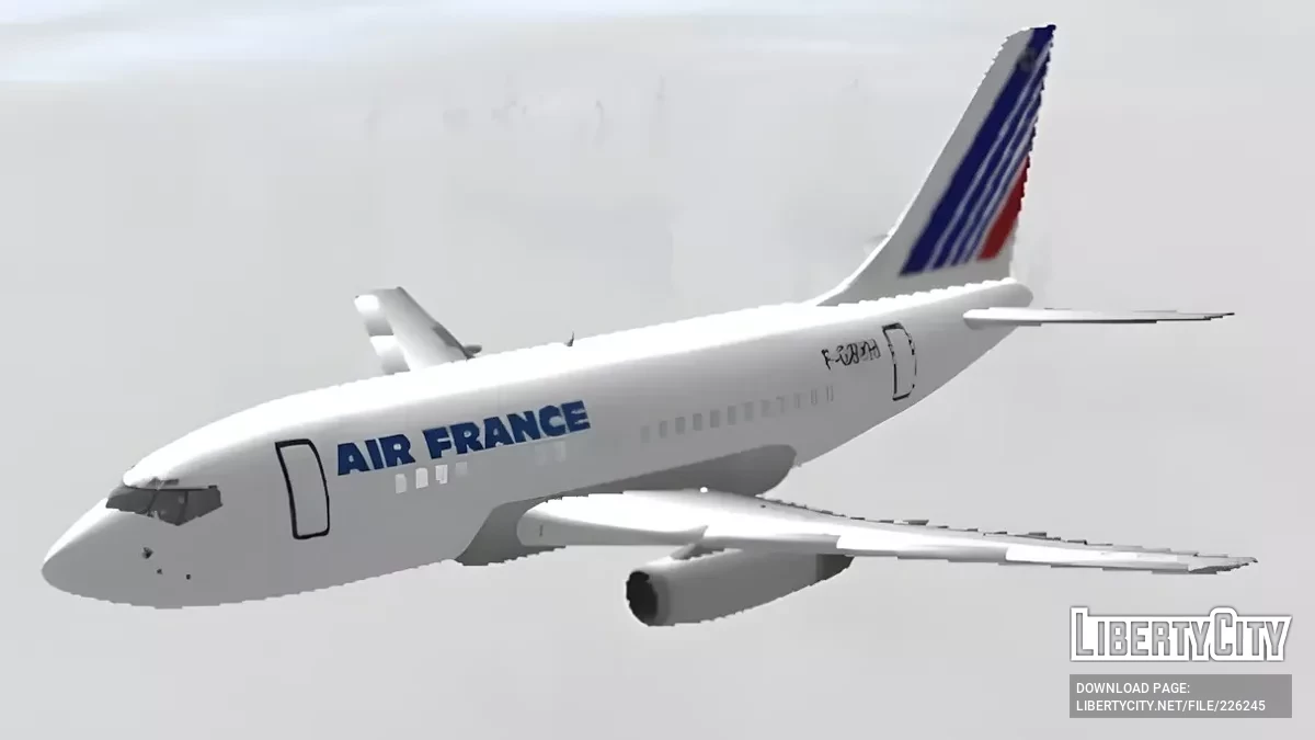 Boeing 737-200 de Air France / GTA San Andreas (iOS, Android)