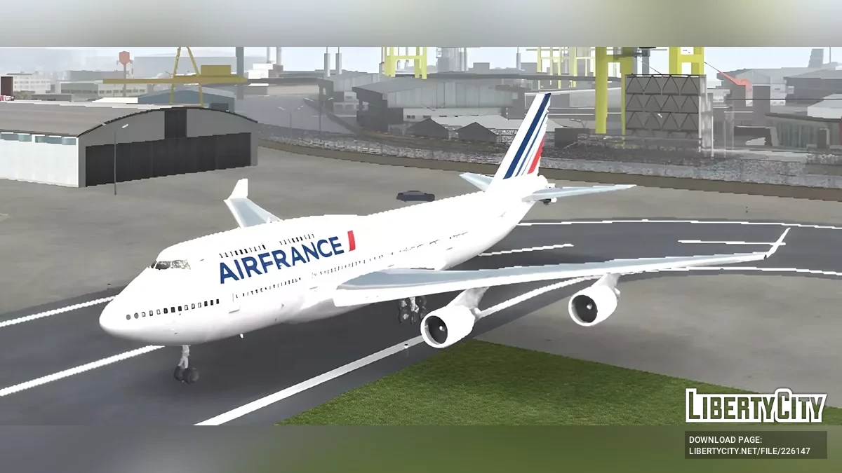 Air France Boeing 747 / GTA San Andreas (iOS, Android)
