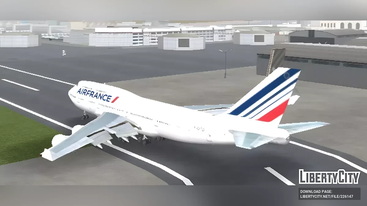 Air France Boeing 747 / GTA San Andreas (iOS, Android)