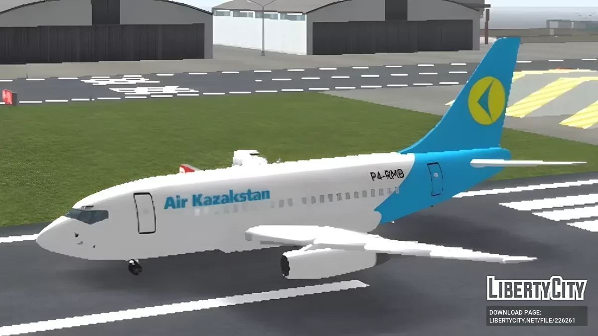 Air Kazakhstan Boeing 737-200 / GTA San Andreas (iOS, Android)