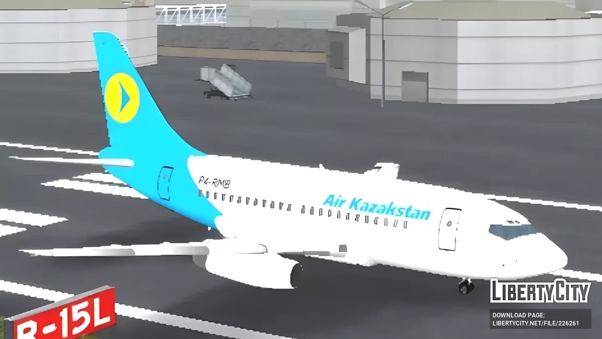 Air Kazakhstan Boeing 737-200 / GTA San Andreas (iOS, Android)