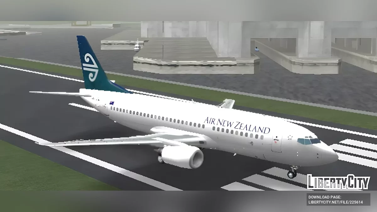 Air New Zealand Boeing 737-300 / GTA San Andreas (iOS, Android)