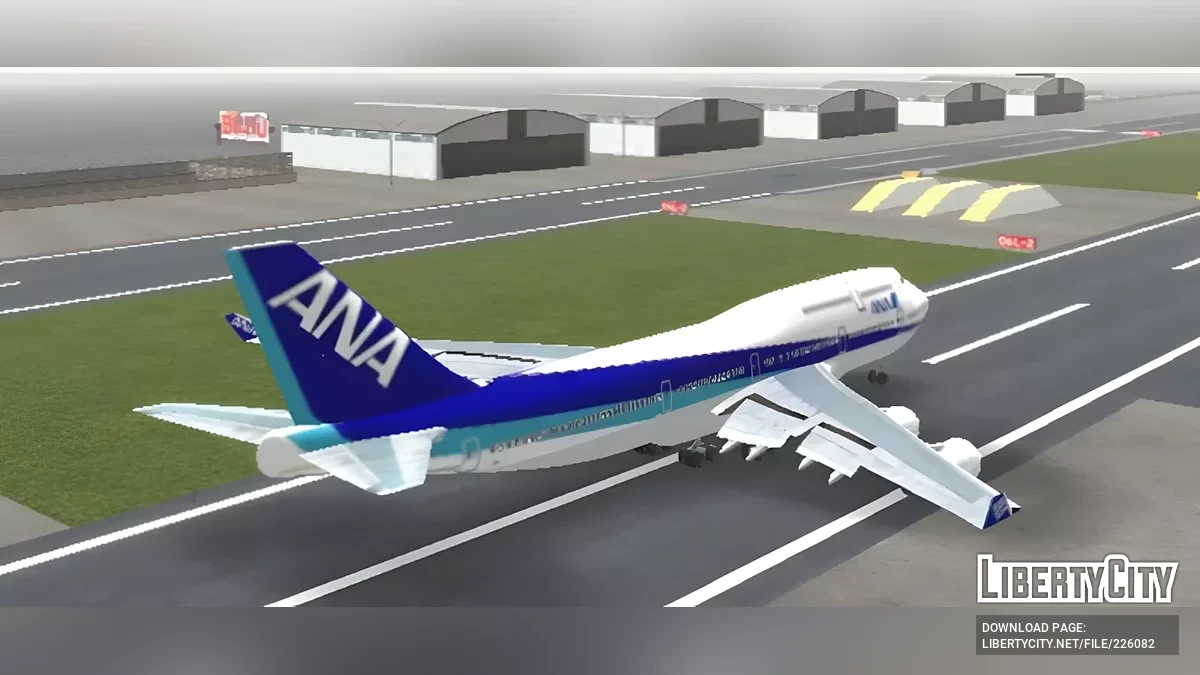 All Nippon Havayolları Boeing 747 / GTA San Andreas (iOS, Android)