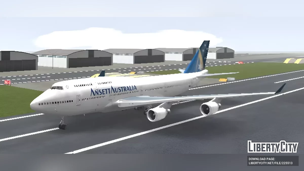 Ansett Australia Boeing 747 / GTA San Andreas (iOS, Android)