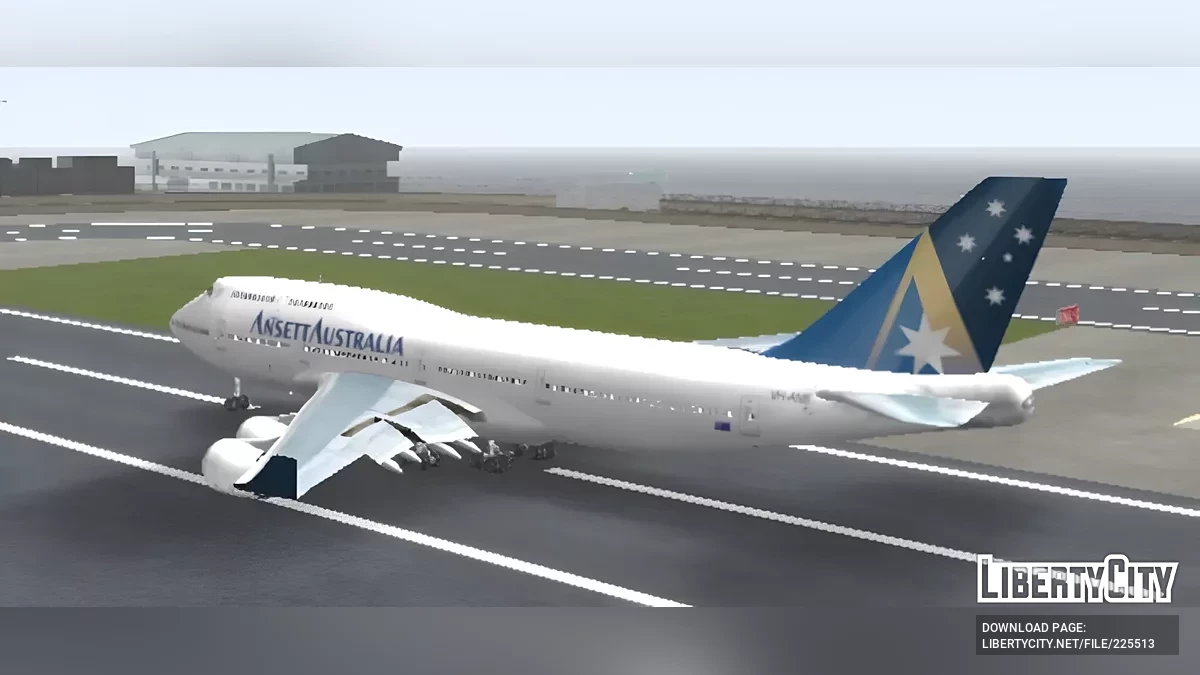 Ansett Australia Boeing 747 / GTA San Andreas (iOS, Android)