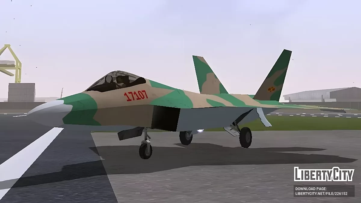 F-22 Raptor VNPAF Su30MK2 Kamuflase / GTA San Andreas (iOS, Android)