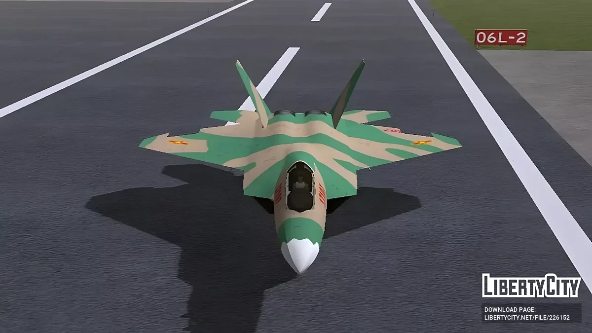 F-22 Raptor VNPAF Su30MK2 Kamuflase / GTA San Andreas (iOS, Android)