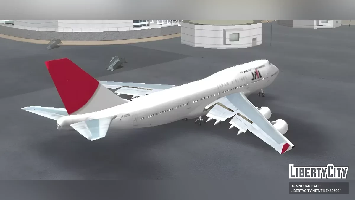 Japonya Havayolları Boeing 747 / GTA San Andreas (iOS, Android)