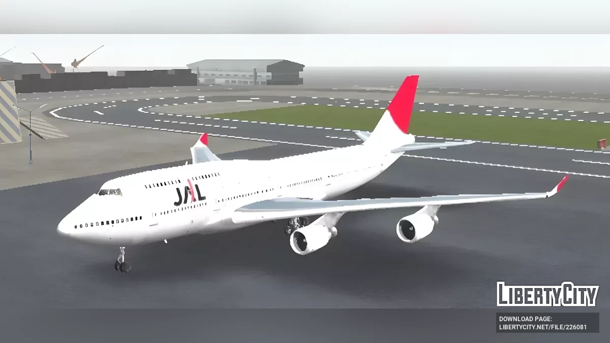 Japonya Havayolları Boeing 747 / GTA San Andreas (iOS, Android)
