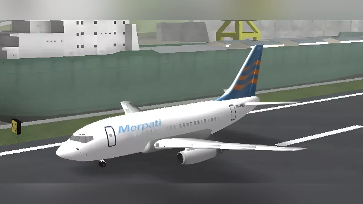 Merpati Boeing 737-200 / GTA San Andreas (iOS, Android)