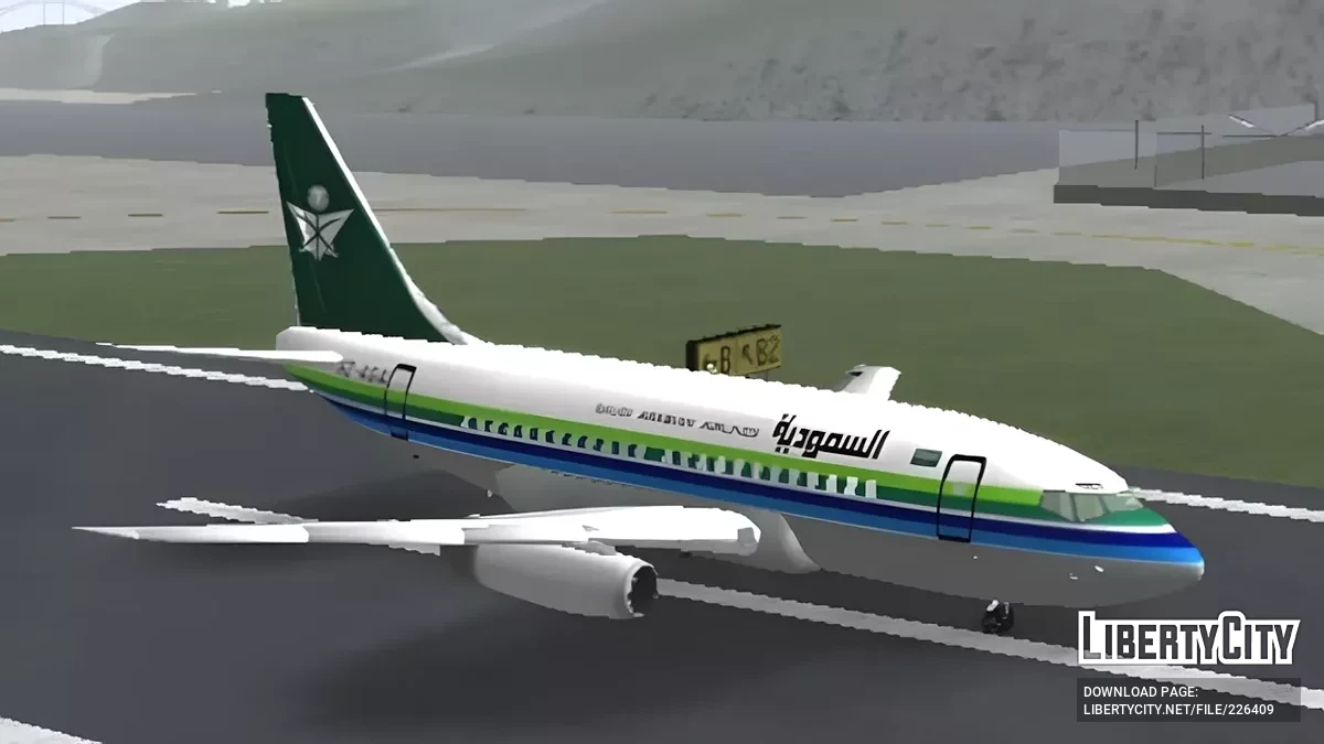 Saudia Boeing 737-200 / GTA San Andreas (iOS, Android)