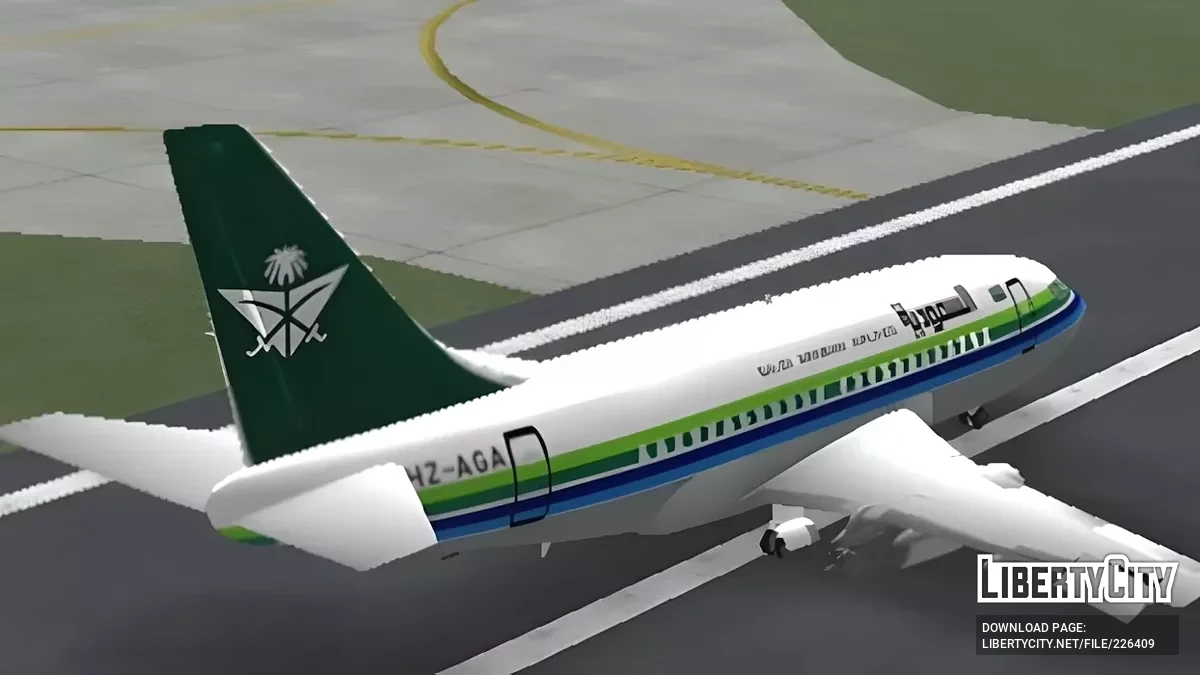 Saudia Boeing 737-200 / GTA San Andreas (iOS, Android)