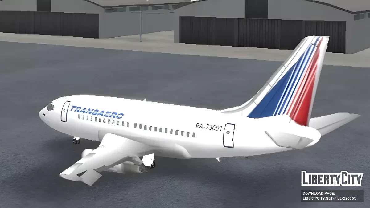 Transaero Boeing 737-200 / GTA San Andreas (iOS, Android)
