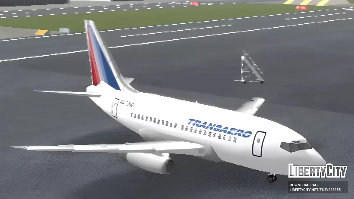 Transaero Boeing 737-200 / GTA San Andreas (iOS, Android)