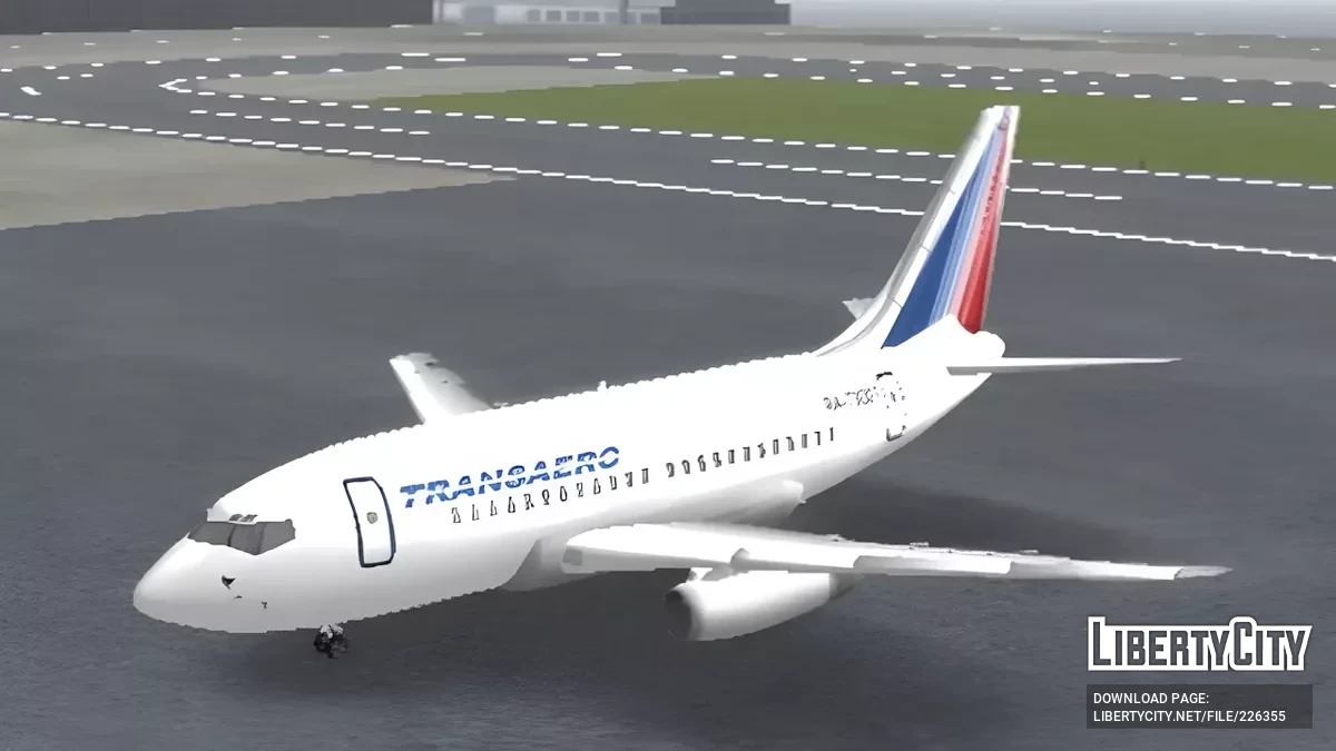 Transaero Boeing 737-200 / GTA San Andreas (iOS, Android)