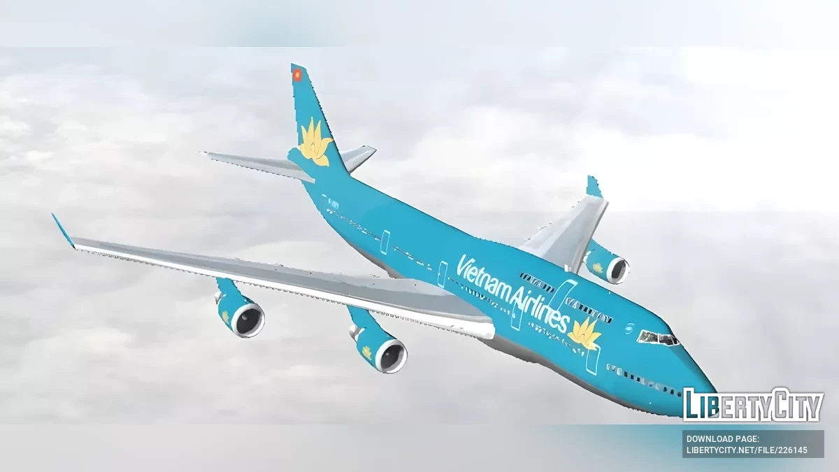 Vietnam Airlines Boeing 747 / GTA San Andreas (iOS, Android)