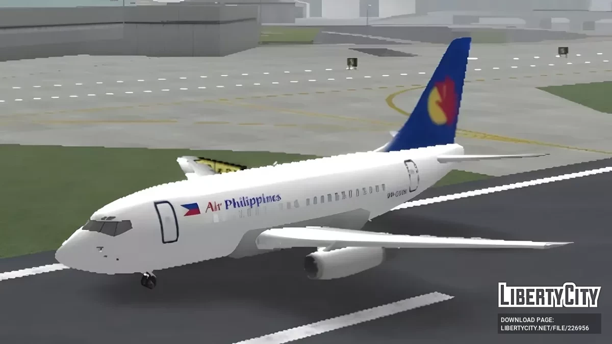 Boeing 737-200 d'Air Philippines / GTA San Andreas (iOS, Android)