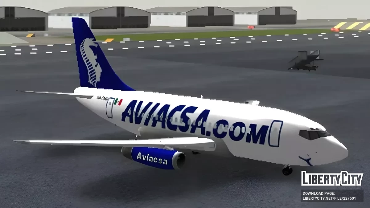 Новий ліврей для Boeing 737-200 від Aviacsa / GTA San Andreas (iOS, Android)